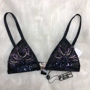 For Love & Lemons Sequin Bralette